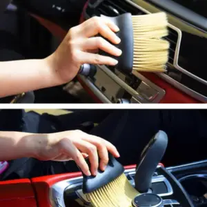 Car Interior Cleaning Dust Brush Air Outlet Central Control Air Conditioning Window Slot Dust Removal Details Soft Brush