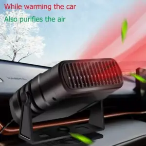 Portable Electric Car Heater 12V 120W Heating Fan Defogger Defroster Demister US