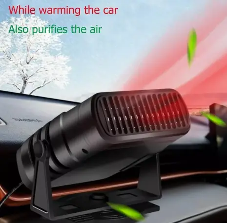 Portable Electric Car Heater 12V 120W Heating Fan Defogger Defroster Demister US