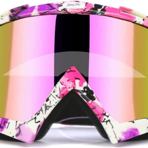 Motocross Goggles - ATV Dirt Bike Motorcycle UTV MX Offroad Riding Goggles with anti UV, Dustproof, anti Fog Lenses for Men, Women, Youth & Kids
