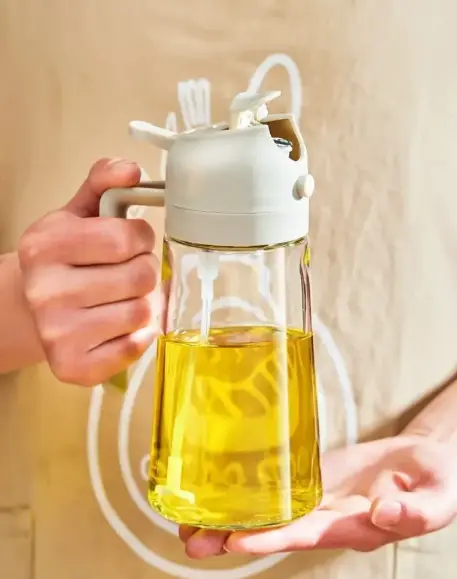 2 in 1 200/300/500Ml Oil Spray for Kitchen Spray Oil Bottle Oil Washer Vinegar Soy Sauce Sprayer Containers Washer